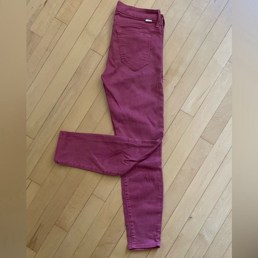 MOTHER Pink Cropped Jeans - Picture 6 of 6
